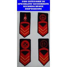 Gradi (paio)  per uniforme ordinaria invernale (O.I.) da Scp  1^ classe scelto  (tutte le categorie) - aggiornati secondo le nuove disposizioni